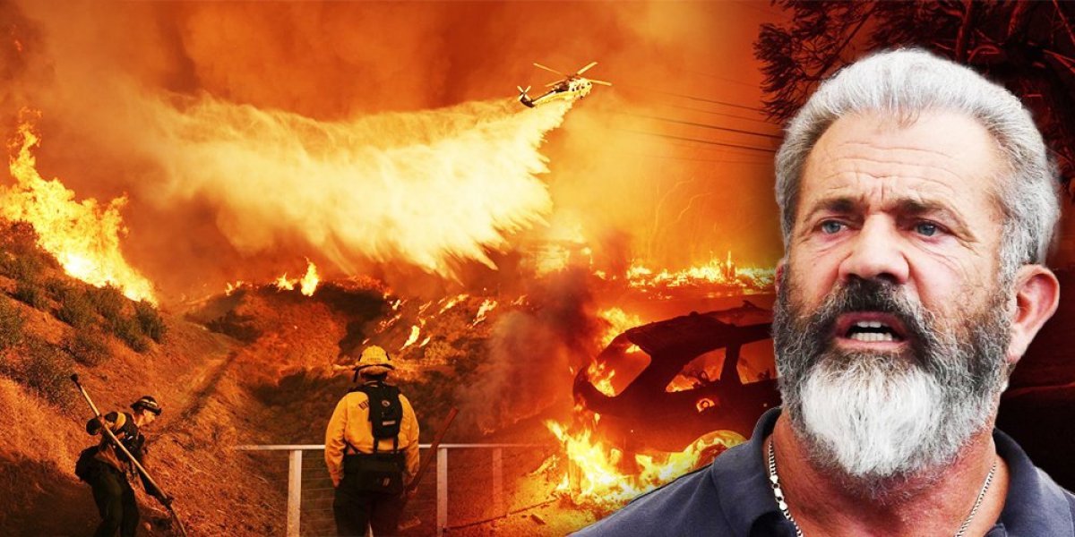 (VIDEO) Mel Gibson zatresao SAD, požare su izazvali oni?! Uživo na TV šokirao naciju: Bili su prisutni...