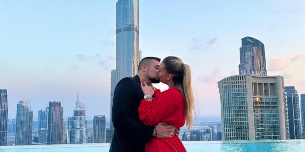 Marko Bijelić sa suprugom Melani