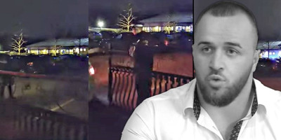 Nikola Kos, osumnjičeni pomagač u teškom ubistvu Dejana Kostića Dele predao se danas u Banjaluci u pratnji advokata Darka Kremenovića.