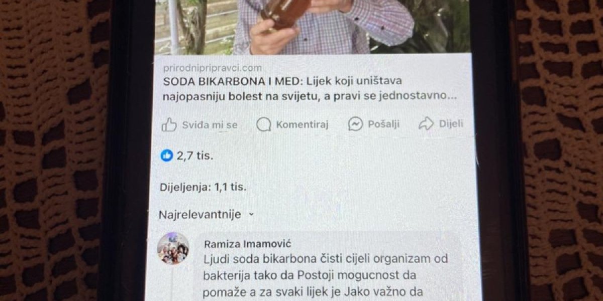 Objava na sajtu prirodnipripravci sa Dušanovom fotografijom