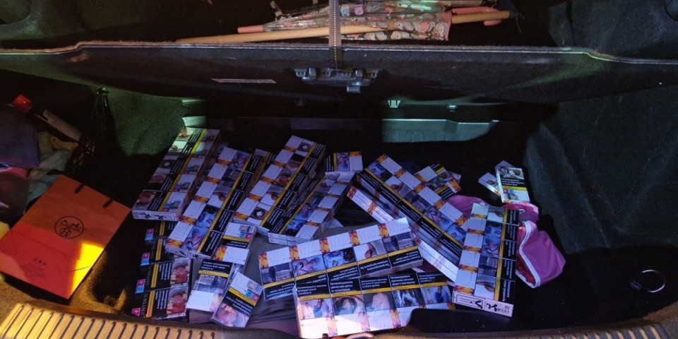 Pao zbog više od 1.200 paklica cigareta! Krio ih u kolima, pa završio iza rešetaka!