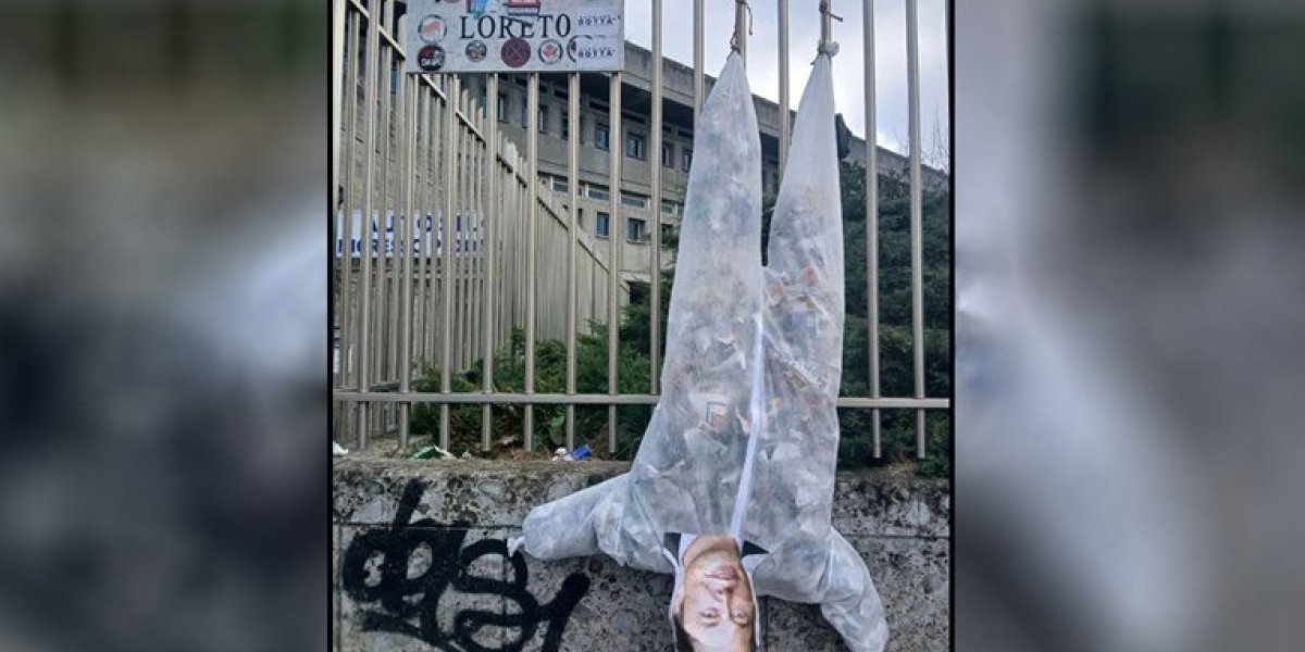 (FOTO) Maska obesili kao Musolinija! Jezive scene u Italiji obišle svet, levičari poručili: Uvek ima mesta, Ilone...