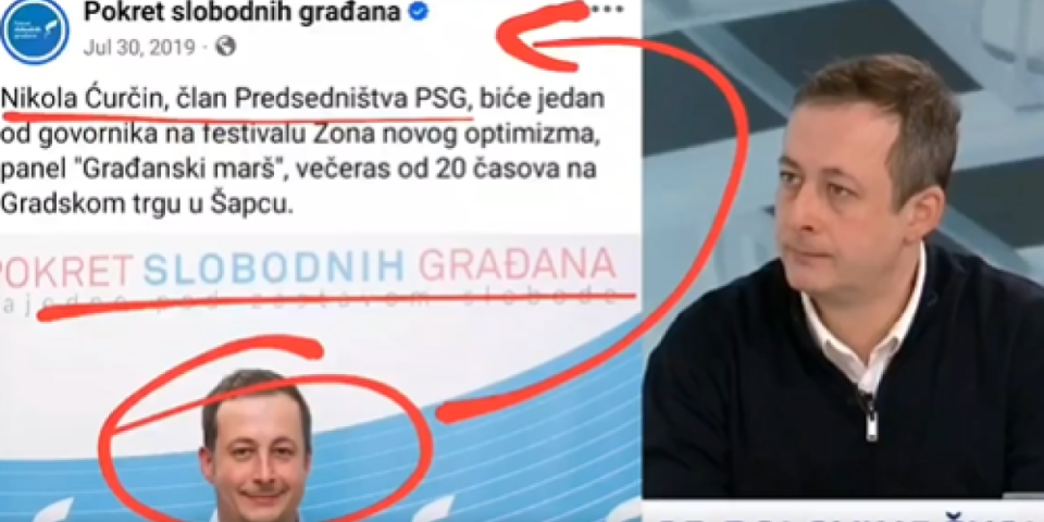 Sram vas bilo! Predstavljaju ga kao prosvetnog sindikalca, a on funkcioner opozicione stranke