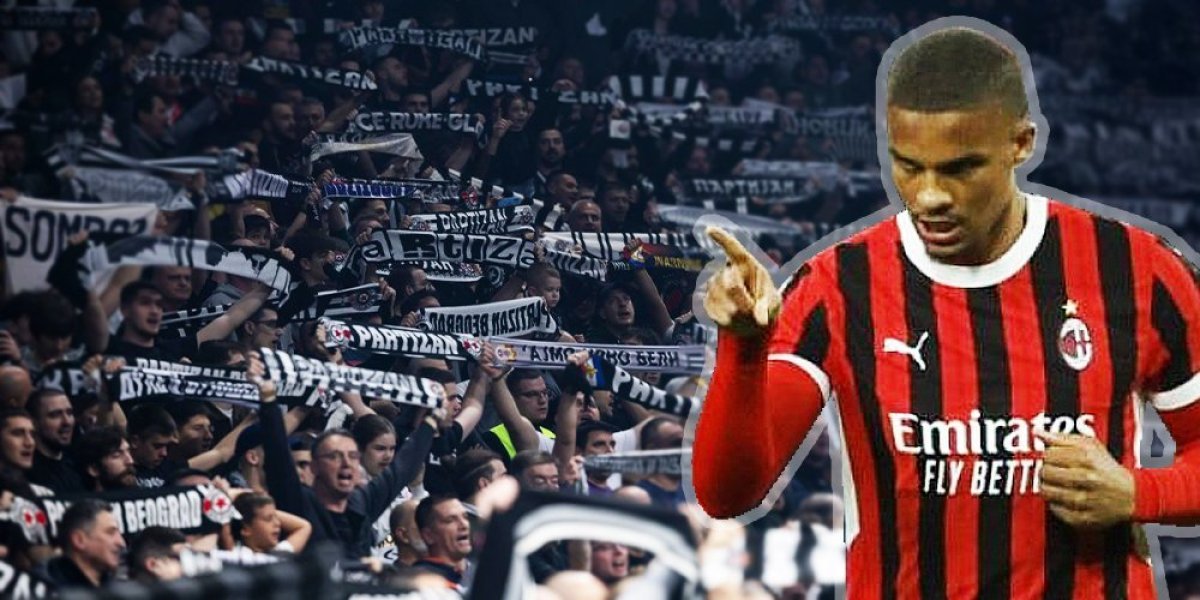 Sa "San Sira" u Arenu! Fudbaler Milana iz prvih redova gleda Partizan protiv Pariza! (FOTO)