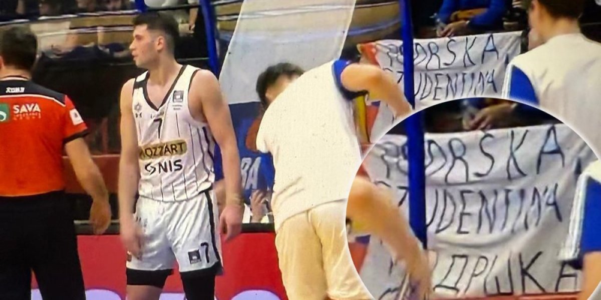 Iz Zagreba ruše Srbiju! Navijači Cibone postavili transtapret podrške protestima u Srbiji