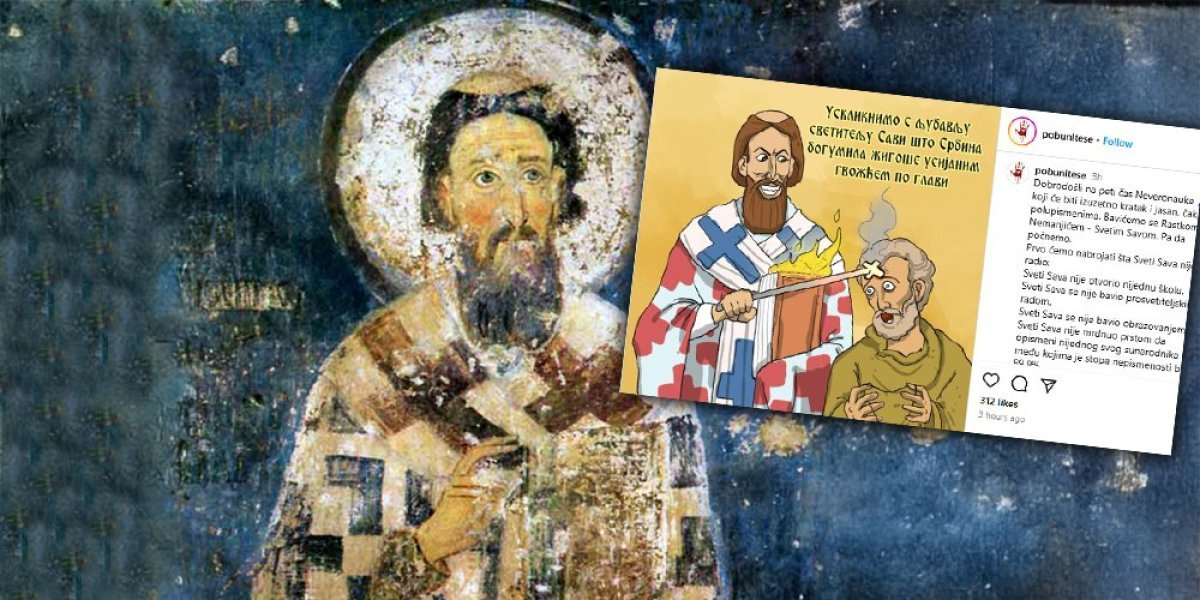 OBOLELI OD ČISTE MRŽNJE! Udarili na svetinju: Na dan Svetog Save skrnave njegovo ime i srpsku veru!