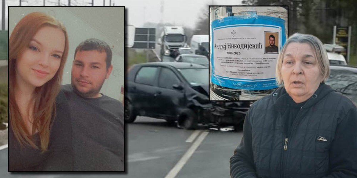 ''Ljubavi, budi se, nemoj da mi umreš'': Andrej verenici preminuo na rukama, usmrtio ga maloletnik vozeći bez dozvole