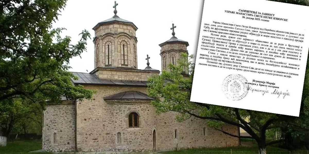 Da li je prodat manastir Svete Petke Izvorske kod Paraćina? Oglasila se uprava manastira