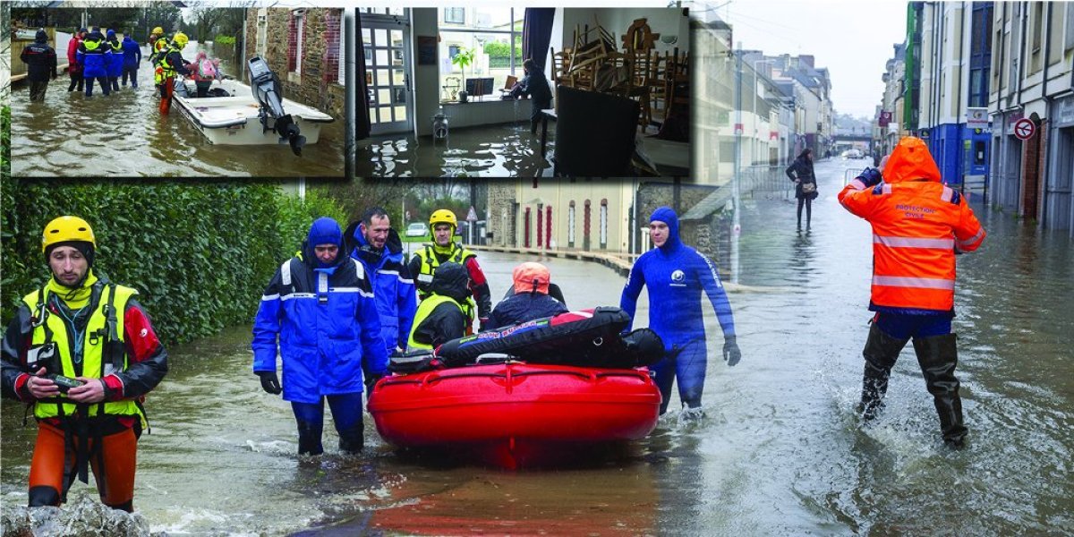 (FOTO/VIDEO) Poplave kakve Francuska nije videla decenijama! Alarmantno stanje u zemlji, ljudi evakuisani iz domova!