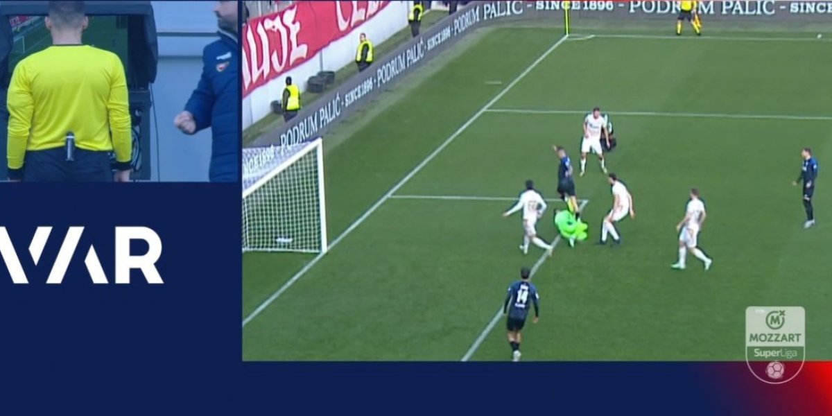 Da li je bio penal za TSC? Guteša oborio rivala, Minaković rekao nema jedanaesterca (VIDEO)