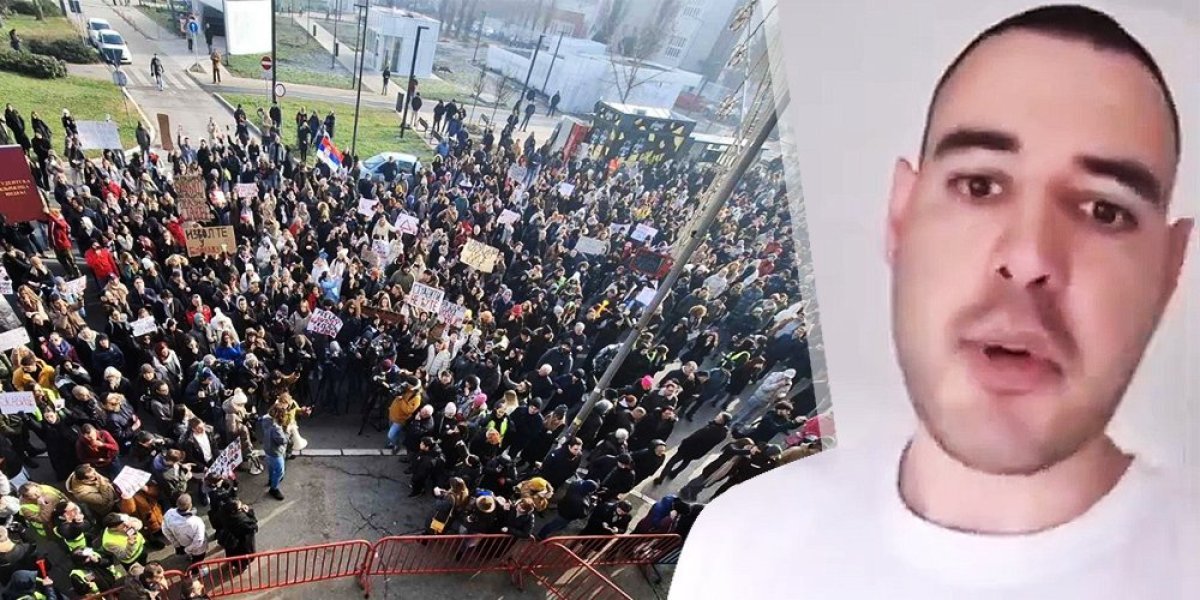 SRAMOTA! Pogledajte ko je uzdanica protesta u Aranđelovcu! (VIDEO)