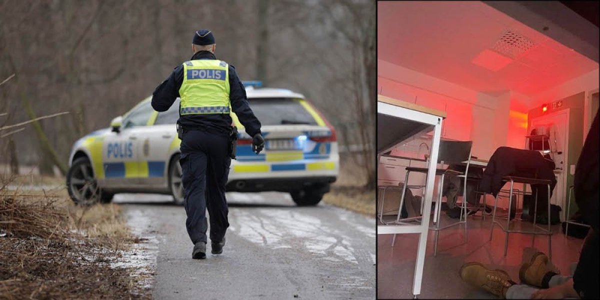 (FOTO/VIDEO) Prvi snimci i fotografije tokom pucnjave u školi u Švedskoj! Na snazi crvena uzbuna!