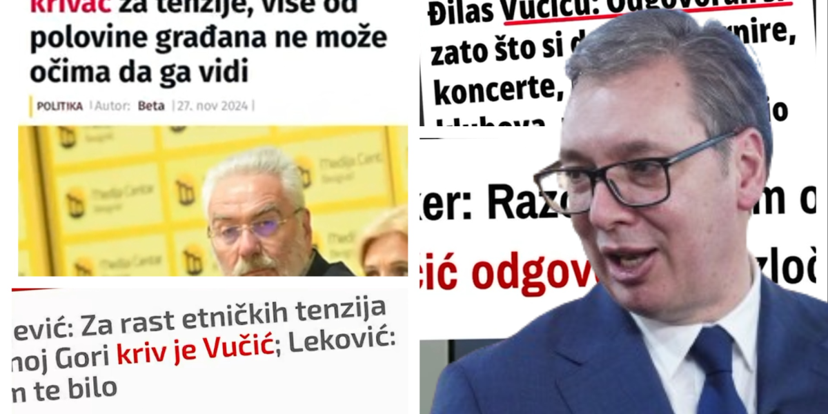 (VIDEO) Opozicioni paradoks: Vučić je kriv za sve, ali nadležan ni za šta!