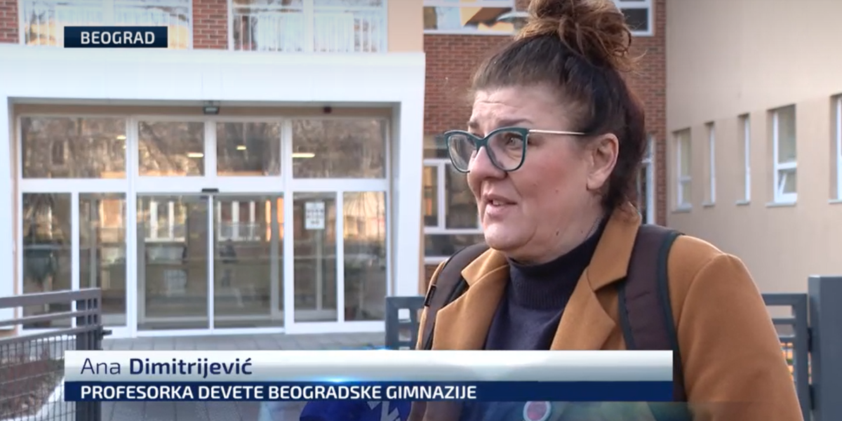 Ana Dimitrijević - nastavnica koja je od Devete beogradske gimnazije napravila cirkus