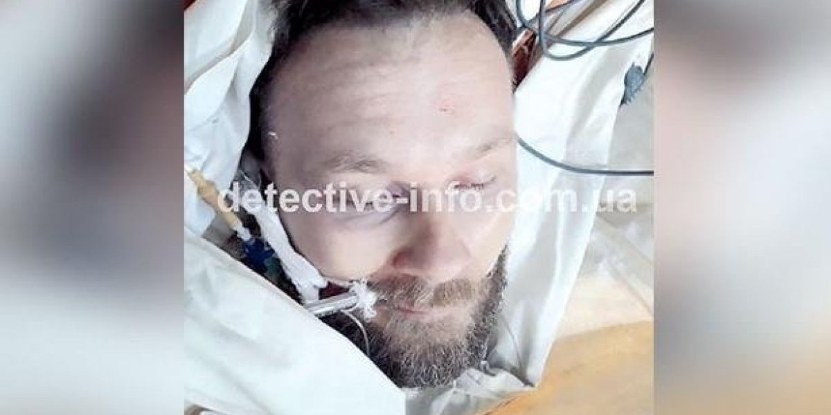 Radoje Zvicer u bolničkom krevetu