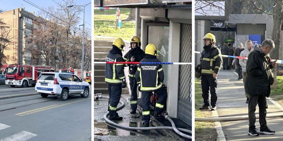 Vlasnici stana izgorele noge: Požar u zgradi na Banovom Brdu