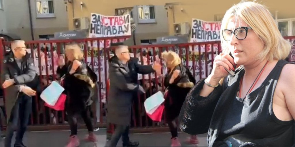 Jelenu Golubović brutalno napali ispred Ekonomskog fakulteta! Jedva ostala na nogama (VIDEO)