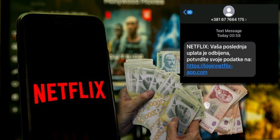 Nova SMS prevara danas pikirala građane! Predstavljaju se kao "Netflix" i jednim klikom vas ojade!