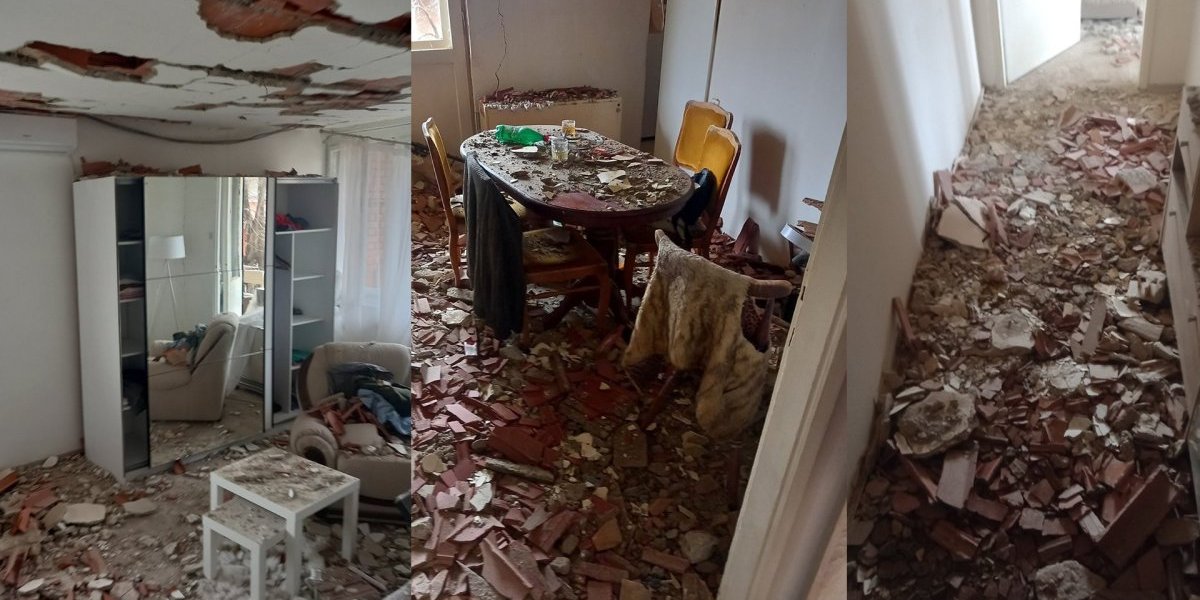 Svi stanovi u zgradi u Ulici majora Gavrilovića 9 su bili oštećeni i odmah iseljeni