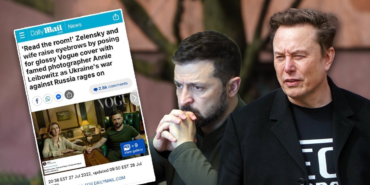 (FOTO) Pozira dok narod gine! Vens i Mask brutalno napali Zelenskog!