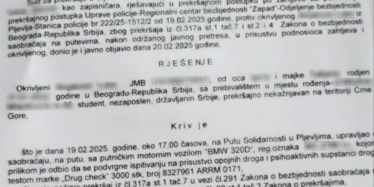 Kazna za Luku Stojakovića