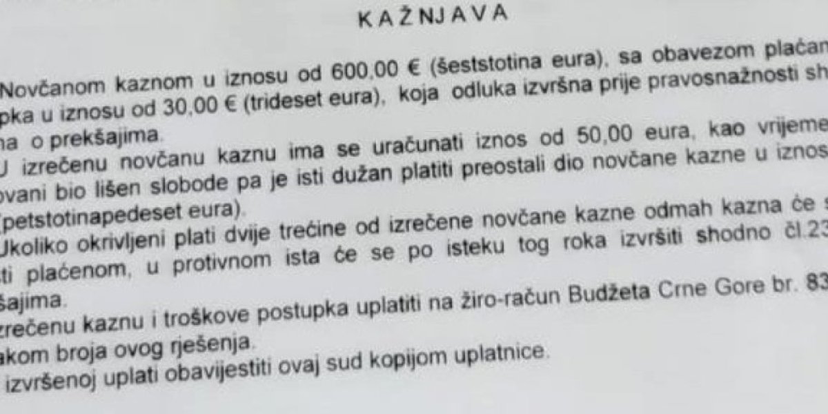 Kazna za Luku Stojakovića