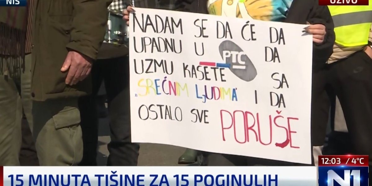 Sramni poziv na uništenje RTS-a potresa javnost! Studenti žele da ruše medije (FOTO)