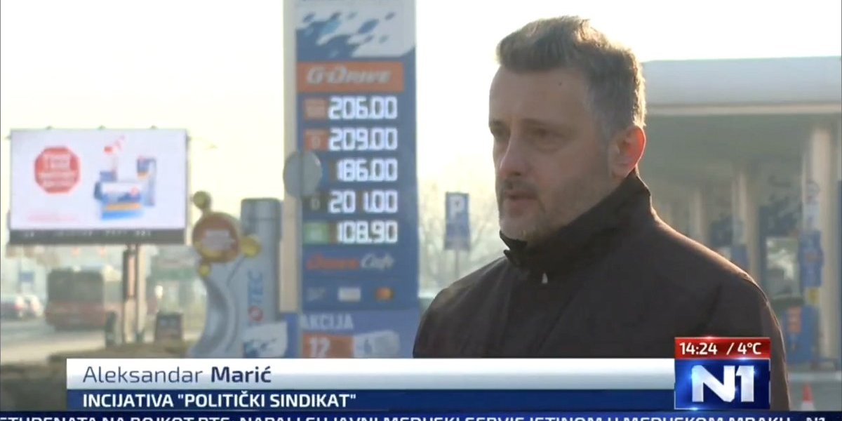 KAKVI PREVARANTI! N1 promoviše "sindikalca" koji se bori protiv skupog benzina, a "sindikalac" je zapravo Đilasov funkcioner! (VIDEO)