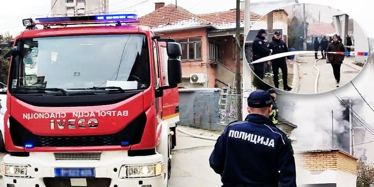 U borbi sa vatrenom stihijom povređeni vatrogasac i policajac! Sirene odjekuju u Nišu (VIDEO)