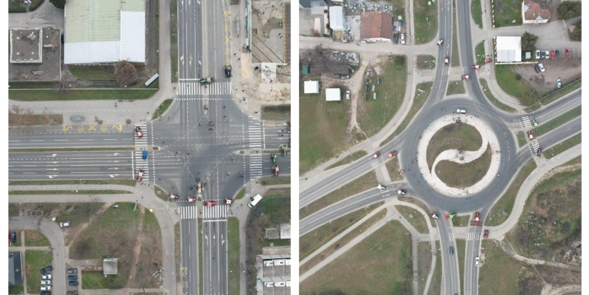 (FOTO) 50 blokadera, 30 traktora! Ovi ekstremisti terorišu ceo Novi Sad!