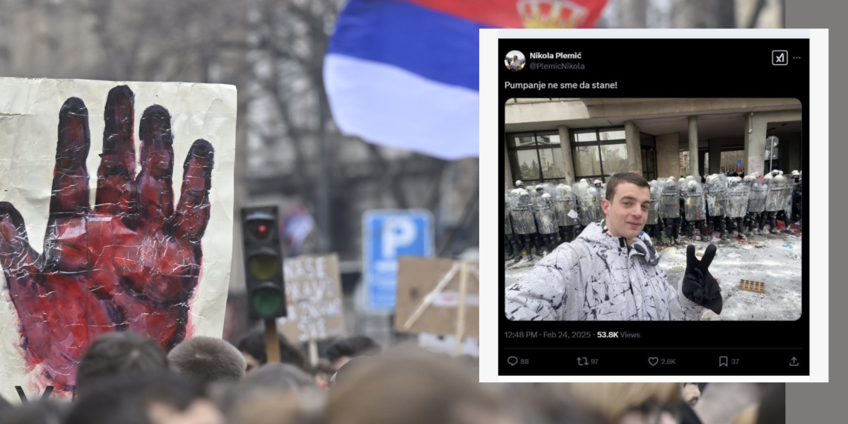 Nasilnik, aktivista PSG i kobajagi student: Ko je Nikola Plemić - predvodnik blokade na Pravnom fakultetu u Novom Sadu?
