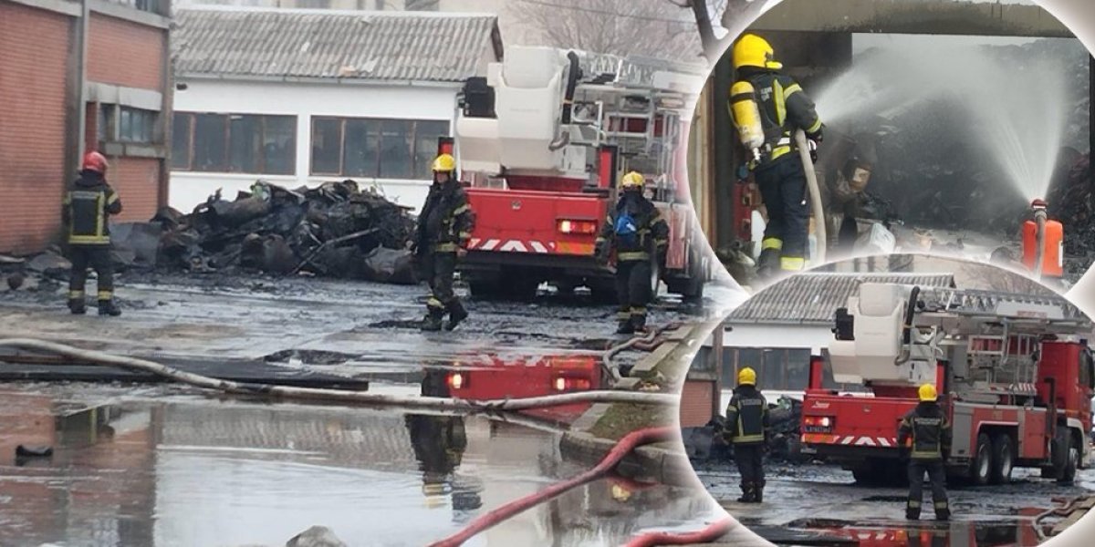 Apokaliptične scene u Novom Sadu: Požar ne jenjava, vatrogasci u trci sa vremenom! (FOTO)