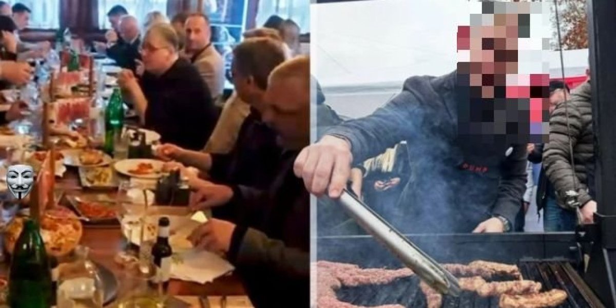 "Krkanluci tačka kom"! Klovnovska opozicija u Nišu ždere i na Boga ne misli (FOTO)