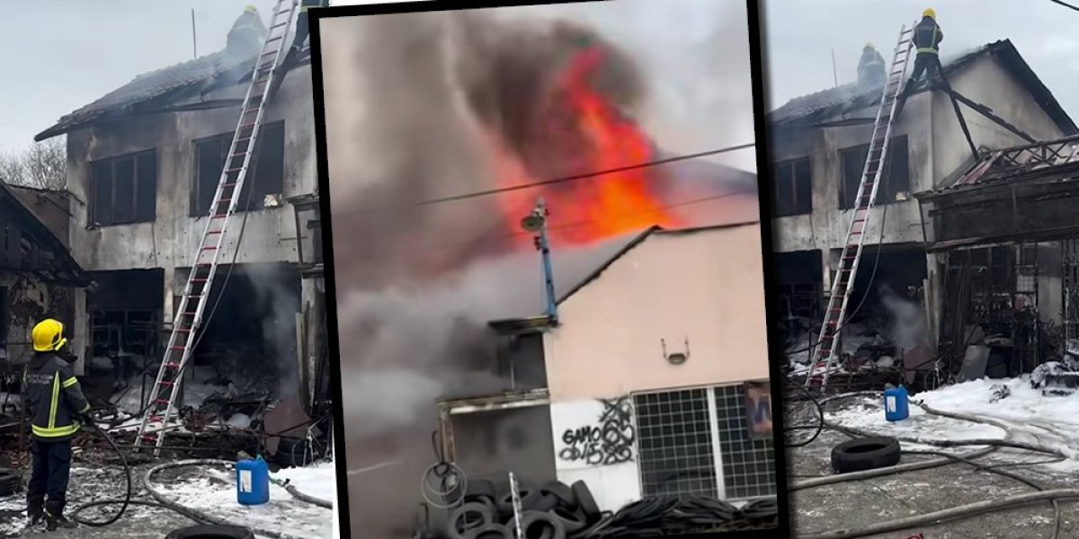 Uhapšen piroman! Spalio vulkanizersku radnju do temelja! (FOTO)