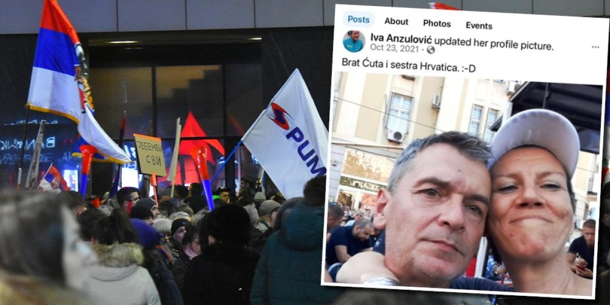 Sličan se sličnom raduje! Ćuta sa ustaškinjom Ivom Anzulović u zagrljaju! (FOTO)