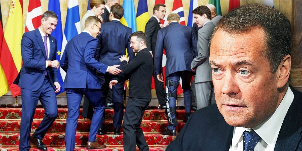 Medvedev oštro prokomentarisao samit u Londonu! "Ovo je sraman spektakl, okupile su se veštice!" (FOTO)