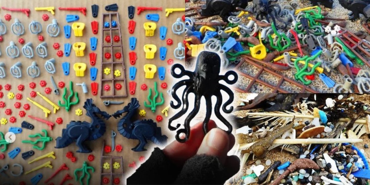 Neverovatni prizori! 5 miliona komada Lego kockica nestalo sa broda, a sada postaju kolekcionarski hit! (FOTO)