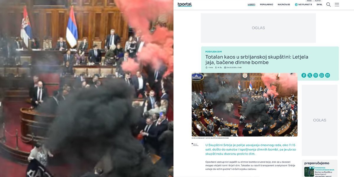 Ustaše se raduju "sve u 16"! Kurcšlus u Srbiji za Hrvate kao melem na ranu (FOTO)