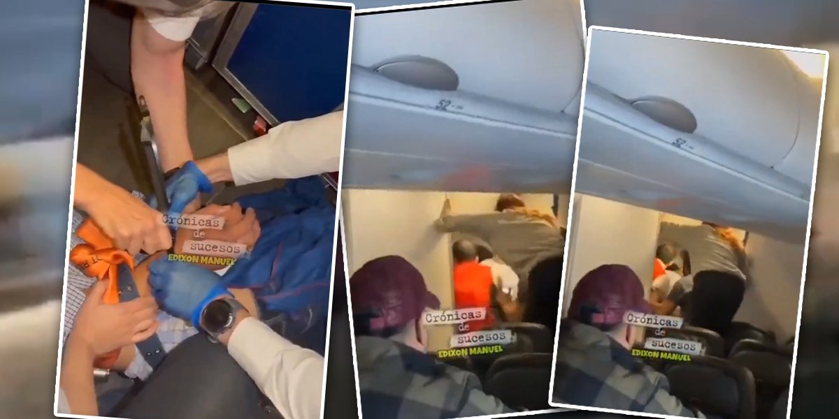 Drama na letu! Isplivao jeziv snimak trenutka kada putnik želi da izađe iz aviona u vazduhu! (VIDEO)