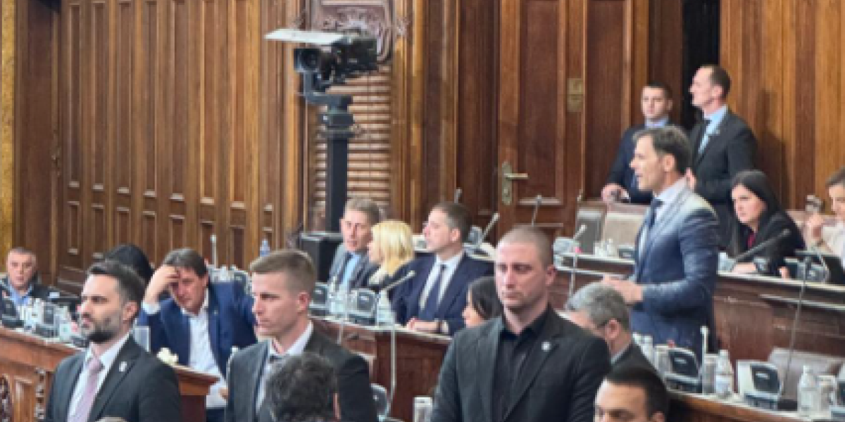 Ministra Malog dimnom bombom pogodila Jelena Jerenić iz Zeleno-levog fronta