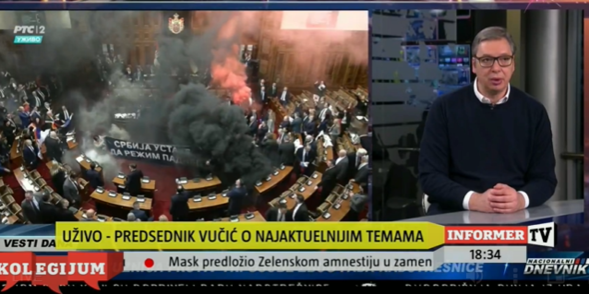 Dimne bombe uneli u donjem vešu! Vučić: Vreme im ističe, moraju da se opravdaju gazdama