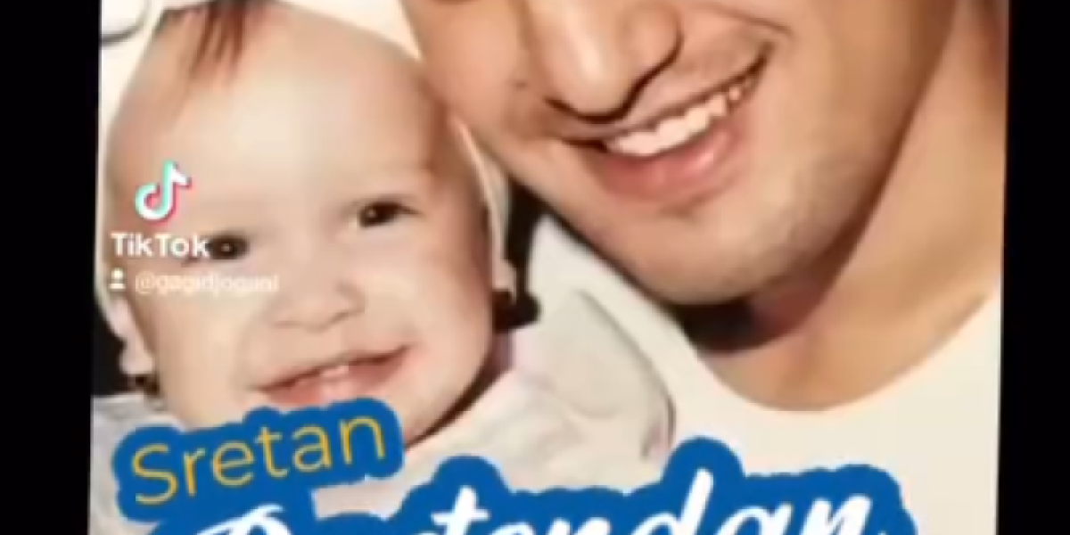 Gagi Đogani i Luna kada je bila beba