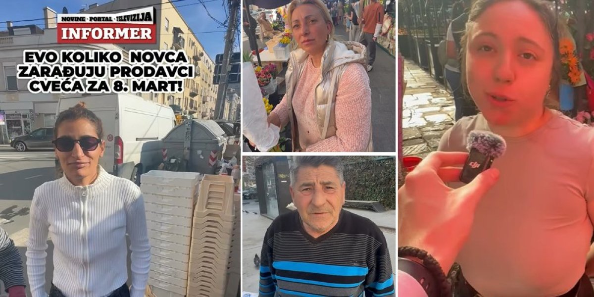 Cene cveća skočile samo zbog 8. marta! Prodavci progovorili o profitu (VIDEO)
