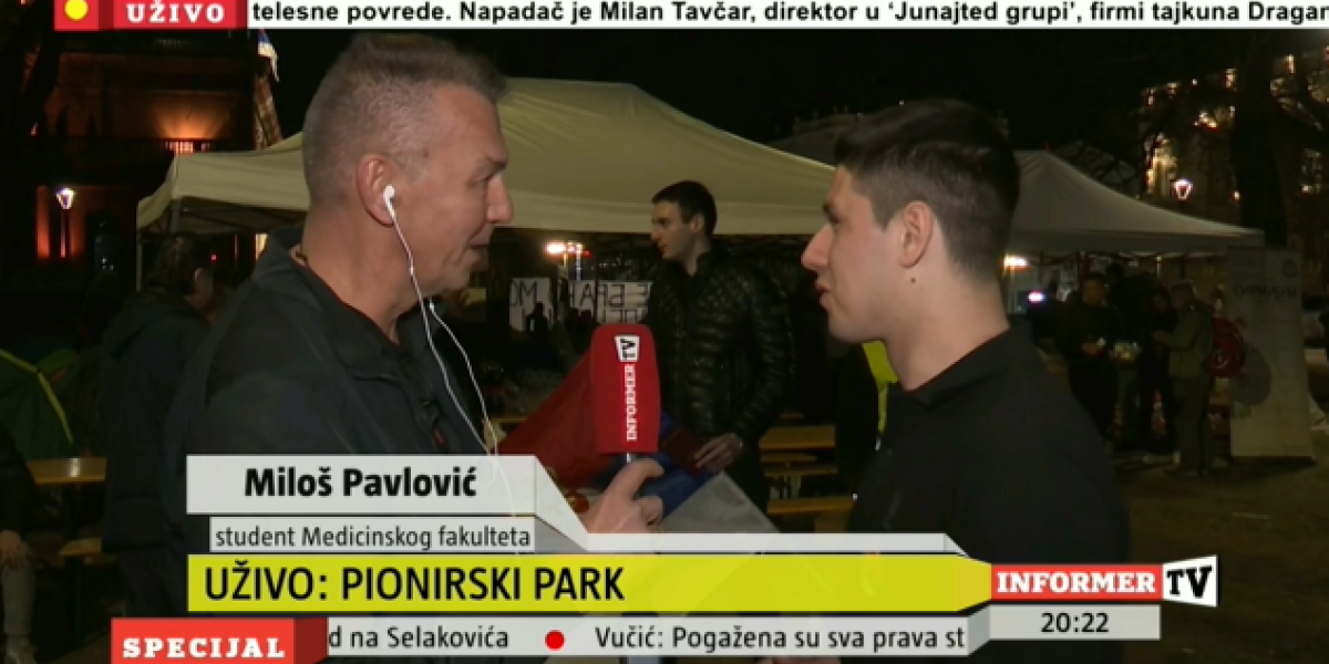 Miloš Pavlović: "Radimo u interesu studenata, želimo da učimo!"