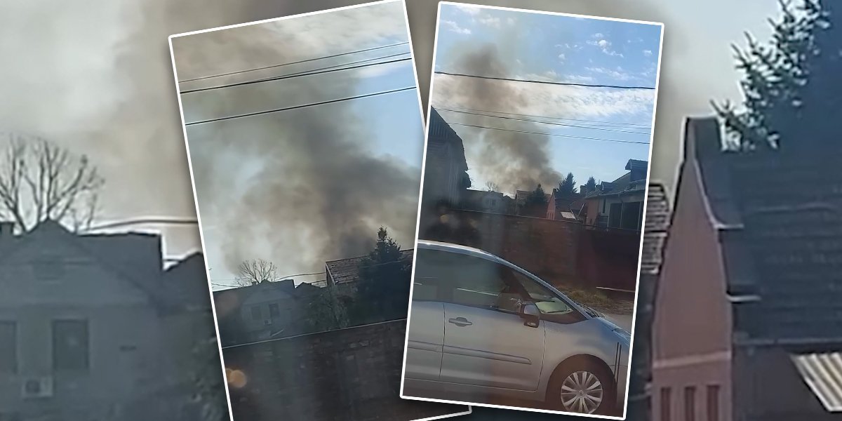 Veliki požar u Novom Sadu: Vatrogasci pokušavaju da obuzdaju vatrenu stihiju (VIDEO)