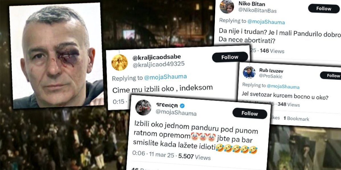 JEZIVO! Da mu nisu indeksom bocnuli oko? Hoće li abortirati pandurilo!? Stravične uvrede na račun Lazara Baćića