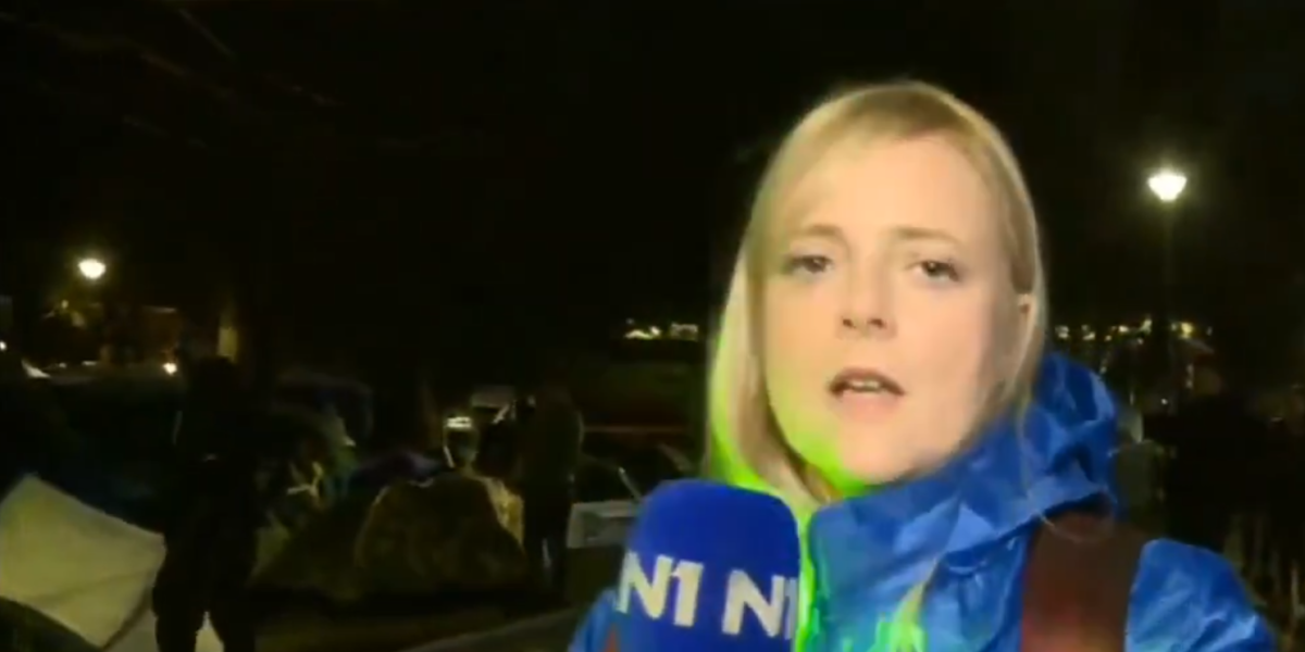 Nastavak blokaderske makljaže: Napali i Žaklinu Tatalović - protest na Slaviji doživeo fijasko, krenuo rat na društvenim mrežama (FOTO)