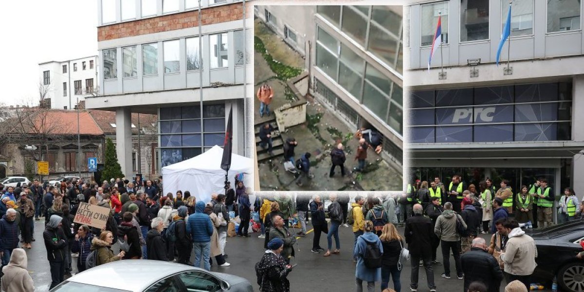Šok! Sekli šipke da bi prošli! Evo kako su radnici RTS jutros ušli u zgradu! (FOTO)