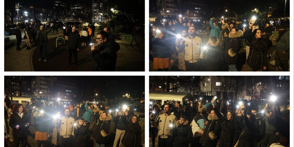 (VIDEO) Ori se "Kosovo, Srbija"! Spektakularne scene u Pionirskom parku!