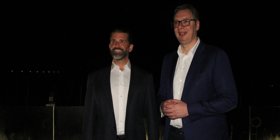 Vučić otkrio da se video sa Trampovim sinom: Očekujem ga uskoro u Beogradu